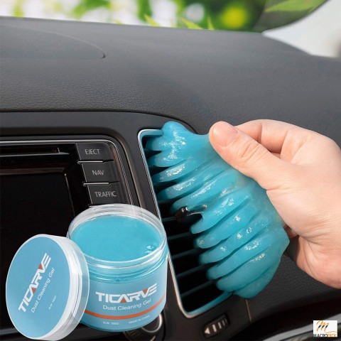 Universal Car Cleaning Gel: Automotive Dust Cleaner for Air Vents, Interior Detailing, Auto & Laptop - Slime Cleaner