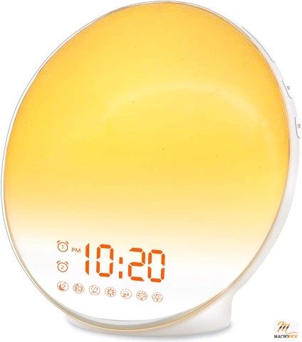 Round-Shaped Corded Electric Alarm Clock with Digital Display & Multiple Functions | Ideal Gift for Kids,Family & Friends