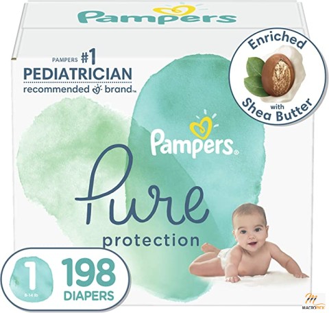 Multi-Sized Hypoallergenic and Unscented Disposable Baby Diapers