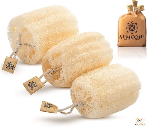 Pure Natural Loofah Sponge Body Scrubber for Regular Use