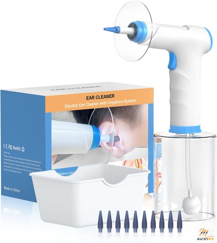 Safe & Effective Ear Wax Removal Kit with SoftSpray & 4 Pressure Settings | Suitable for Adults & Kids