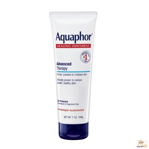Aquaphor Healing Ointment - 7 oz. Tube - Moisturizer for Dry Skin on Hands, Heels, Elbows, Lips