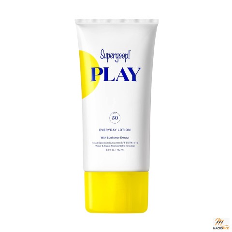 Broad Spectrum Body & Face Sunscreen for Sensitive Skin - PerfectFor Active Days SPF Lotion Water & Sweat Resistant - Fast Absorbing