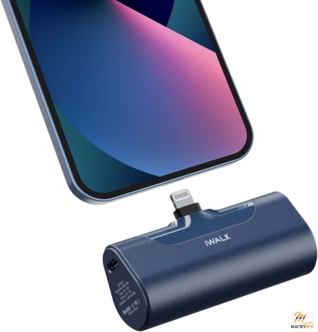 Weightless & Portable Charger 4500mAh Ultra-Compact Power Bank Compatible with Apple Devices | Multiple Colors Available