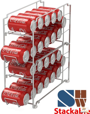 Pack of 2 Beverage Can Dispenser Rack | Multiple Colors Available