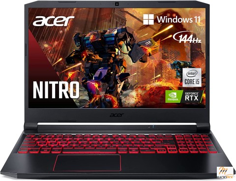 Acer Nitro 10th Gen Intel Core i5-10300H processor Gaming Laptop 8GB DDR4 Ram 256GB SSD 15.6" FHD 144Hz IPS Display