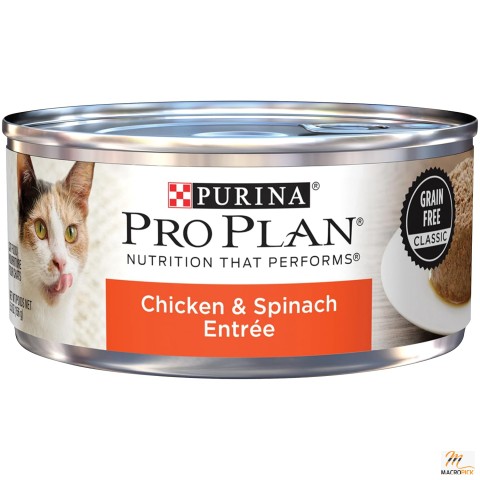 Purina Pro Plan Grain-Free Pate Wet Cat Food - Complete Essentials (24 Cans x 5.5 oz)