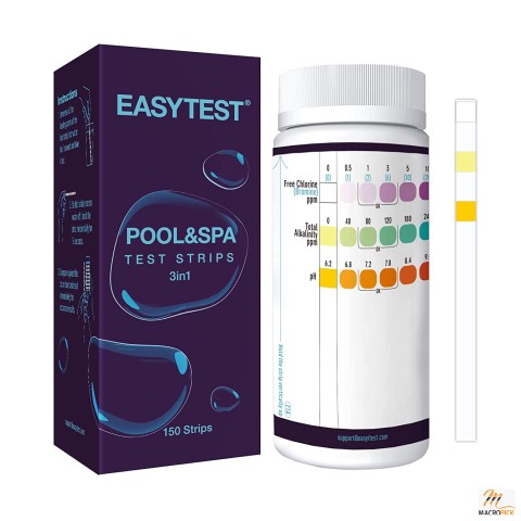 High Accuracy and Fast Test Strips for Swimming Pool,SPA Water & Hot Tub | Test pH,Free Chlorine and Bromine Water Testing Kit