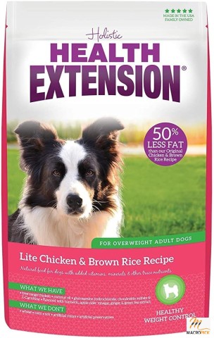Health Extension Weight Control Dry Dog Food - Lite Chicken & Brown Rice Recipe (15 lbs)
