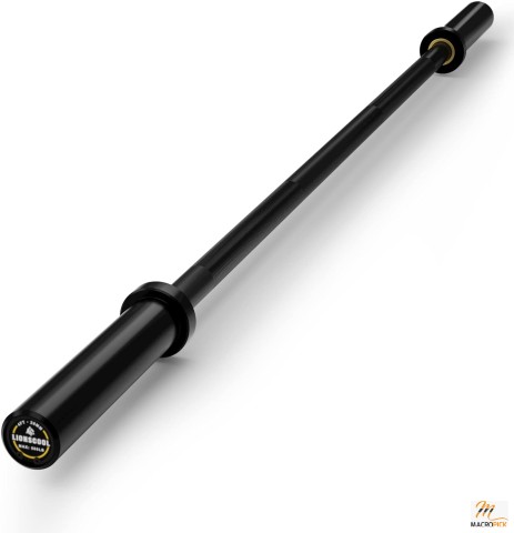 Premium 4ft Olympic Barbell for Strength Training and Weightlifting - 2 Inch Bar for Squats, Curls, Deadlifts, Presses, and More