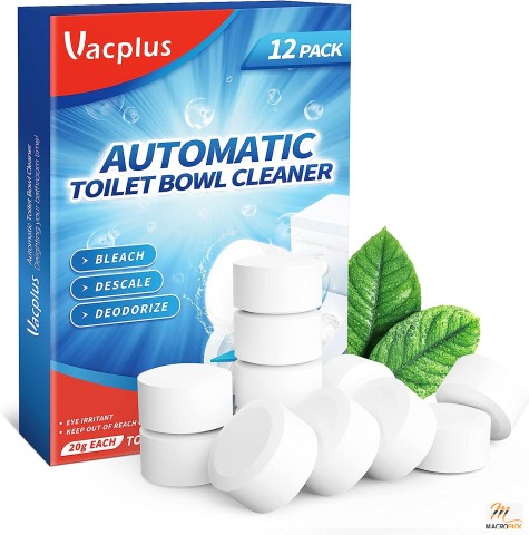 Easy Operation automatic Toilet Bowl Cleaner Tablets For Deodorizing & Descaling Efficiently Bleach