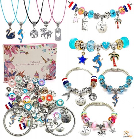 Charm Bracelet Making Kit - Crafts Gifts Set for Girls