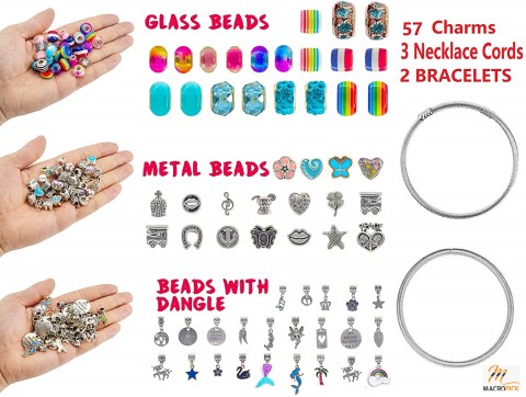 Charm Bracelet Making Kit - Crafts Gifts Set for Girls