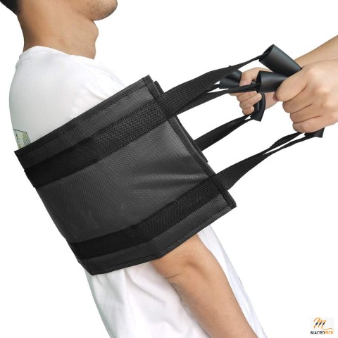 Padded Bed Transfer Nursing Sling: 31.5 Inch Mobility Belt for Patient Care, Elderly Safety Lifting Aids