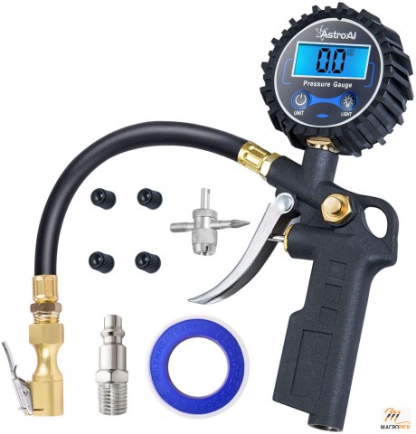 3 In 1 Digital Tire Inflator with Pressure Gauge 250 PSI - Fill Tires Faster Than Ever