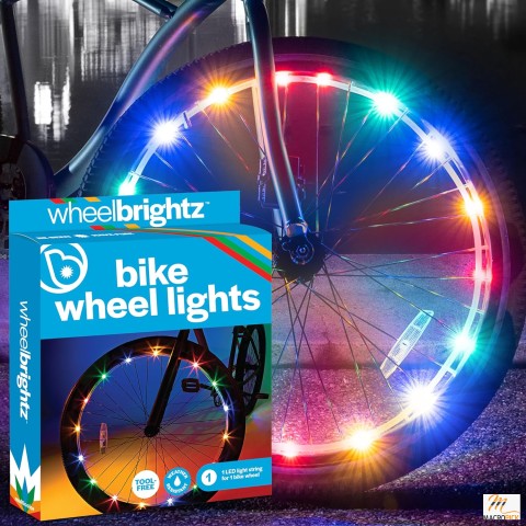 Battery Powered LED Bike Wheel Light for Night Riding - Front and Back Tire Light - Spoke Decoration Accessories