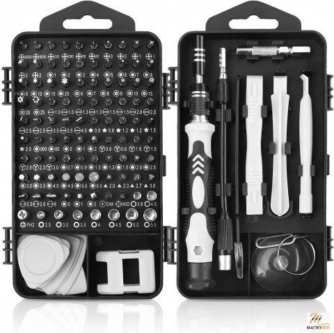 Precision Screwdriver Set: 117-in-1 Magnetic Repair Tool Kit for Electronics, Gadgets, and Devices