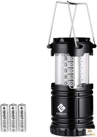 Lantern Camping Lantern Battery Powered Lights for Power Outages, Home Emergency, Camping, Hiking, Hurricane, A Must Have Camping Accessories, Portable & Lightweight, Batteries Included