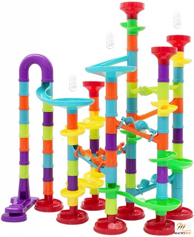 93-piece Marble Run Set for Kids 93PCS Marble Maze Track Race Game Construction