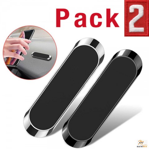 2-Pack Multi-Function Universal Magnetic Phone Holder Car Dashboard Mount Stand