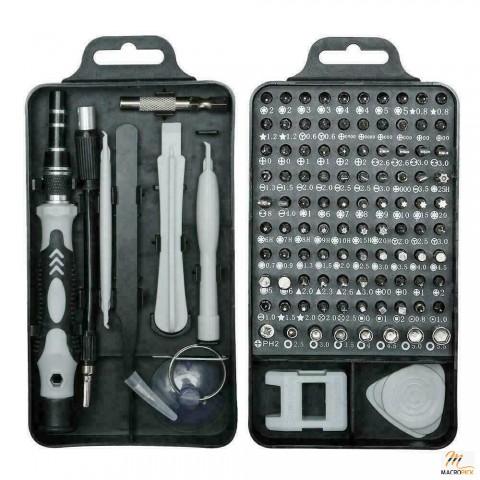 Small Electronics Devices Tool 117 in 1 Screwdriver Maintenance Repair Tool Kit