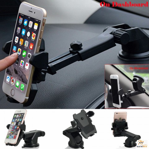 360° Car Windshield Mount Holder For Mobile Cell Phone GPS iPhone Samsung