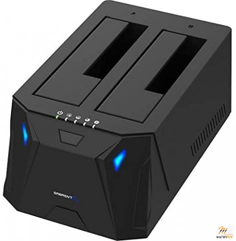 USB 3.0 to SATA Docking Station for 2.5” or 3.5” HDD/SSD Support 10 TB