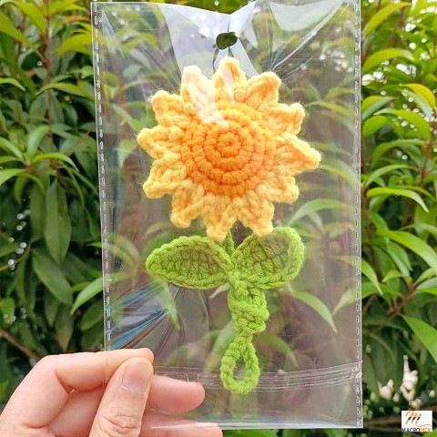 2pcs Handmade Sunflower Bookmarks: Cute Pink Aesthetic, Unique Plant Design - Perfect Bulk Gift for Book Lovers, Women