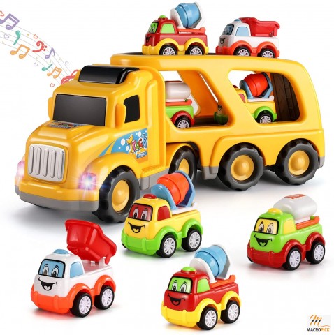 Construction Truck Toys for Kids 3-5