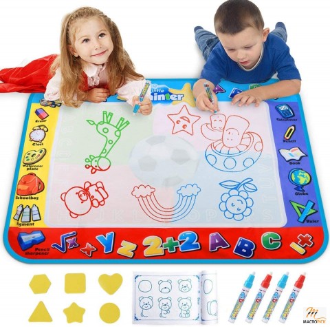 Magic Doodle Pad Water Drawing Coloring Mat Educational Toy for Kids