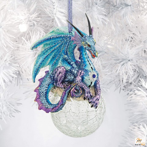Dragon Figure Christmas Tree Hanging Ornament - Multicolored