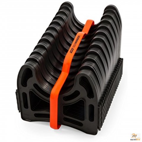 Sidewinder RV Sewer Hose Support, Made From Sturdy Lightweight Plastic, Won't Creep Closed, Holds Hoses in Place - No Need for Straps