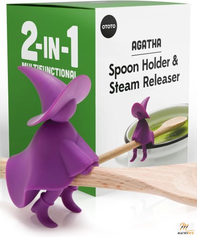 Spoon Rest for Stove Top and Counter: Holder for Ladles, Tongs, and Utensils - Heat-Resistant, BPA-Free Fun Kitchen Gadget