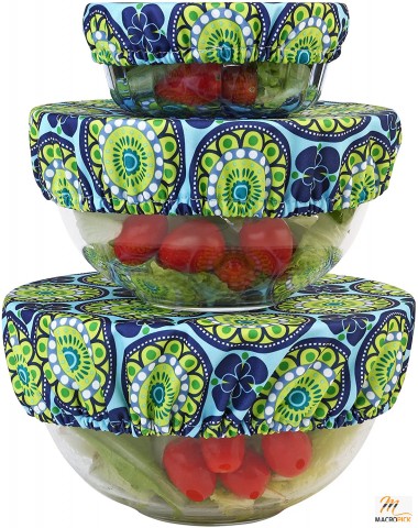Set of 3 Reusable Bowl Covers: Eco-Friendly and Practical Food Storage Solution