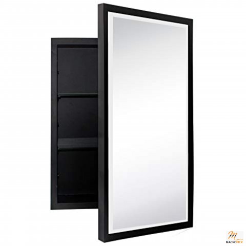 Bathroom Storage Organizer Cabinet With mirror - Wall Mounted Medicine Cabinet