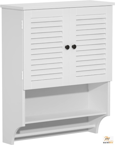 Bathroom Storage Organizer Cabinet - Wall Mounted Medicine Cabinet