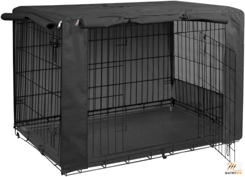 Folding Metal Dog Crate Cover for 30 Inch Wire Pet Cage - ( Only Cover )