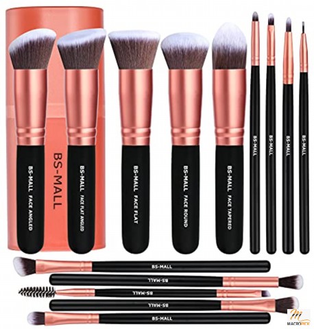 14 Pcs Makeup Brushes Set Synthetic Foundation Powder Concealers Eye Shadows Makeup  Brush