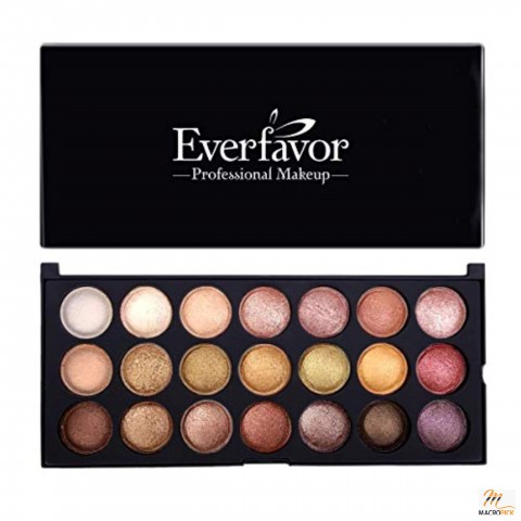 Professional 21 Colors Shimmer Warm Neutral Smoky Cosmetic Baked Eye Shadows