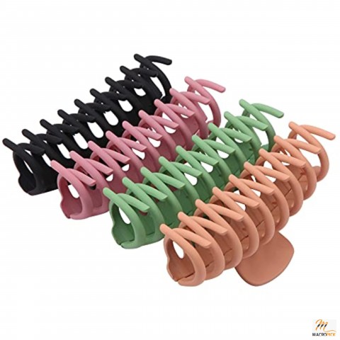 4 Pcs Large Hair Claw Clips for Thick Hair