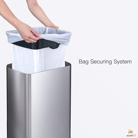 Automatic Touchless Kitchen Trash Can 13 Gallon, Large Stainless Steel Kitchen Trash Can