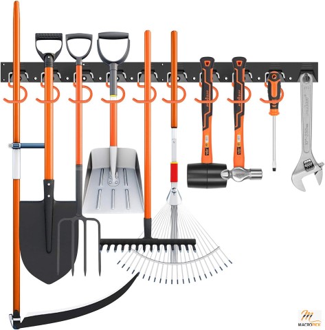 Wall Mount Tool Organizer - Adjustable Storage Organizer System  - Ideal Storage System For Tools