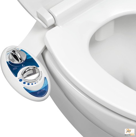 Self Cleaning Nozzle - Fresh Water Non-Electric Mechanical Bidet Toilet Attachment