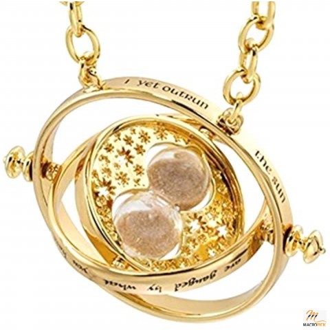 Hermione Time Turner Necklace Wizardry Falcon Horcrux Hourglass Pendant