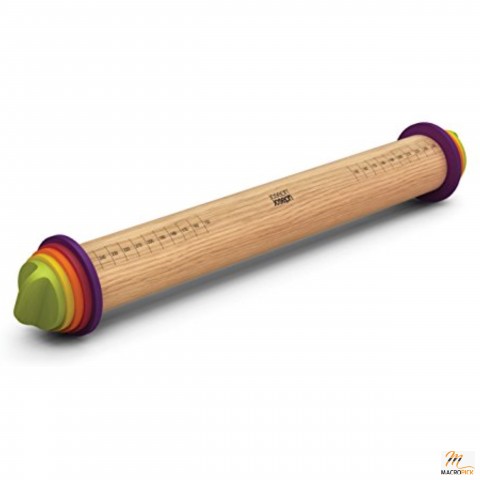 Adjustable Rolling Pin with Removable Rings