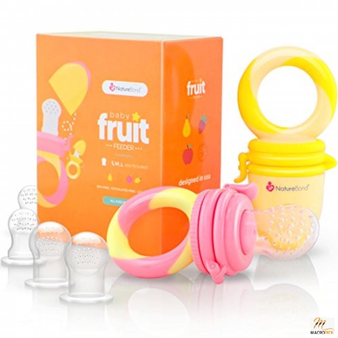 Baby Food Feeder/Fruit Feeder Pacifier (2 Pack)