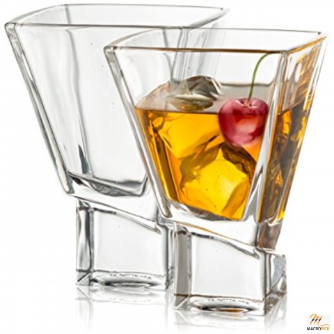 Martini Glass Design Whisky Glasses with Different Storage Capacity