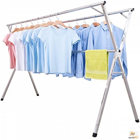 Multipurpose Clothes Drying Rack Floor-Standing & Foldable Rack for Laundry,Indoor & Outdoor Use