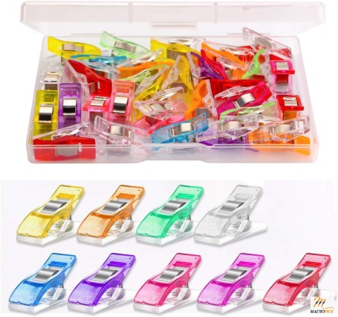 30 Pcs Multi-Use Sewing Clips - Premium Quality Clips - Assorted Colors