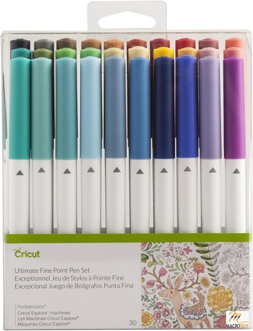 Ultimate Fine Point Pen Set - Non Toxic & Acid Free Pens - 30 Pack, Assorted Colors Pen